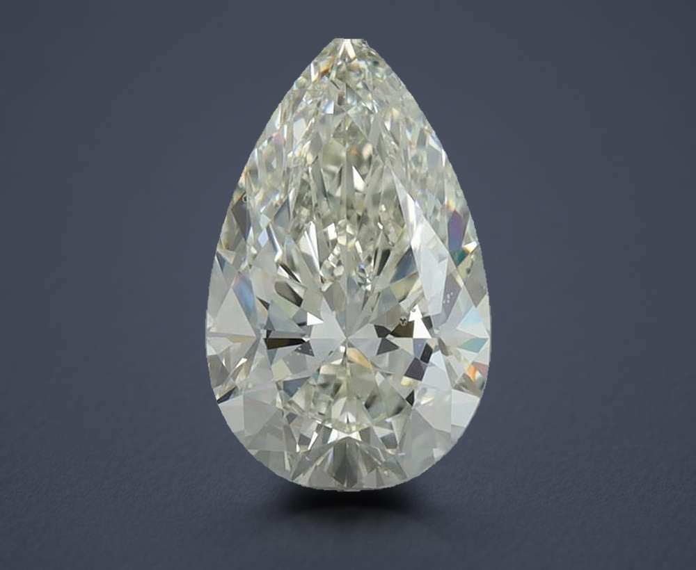 0.81 Carat Pear Natural Diamond