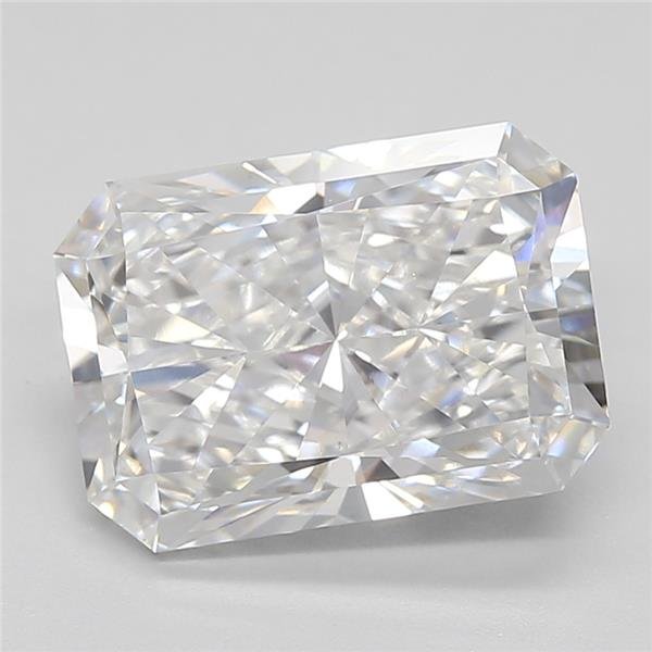 3.23ct F VVS2 Rare Carat Ideal Cut Radiant Lab Grown Diamond