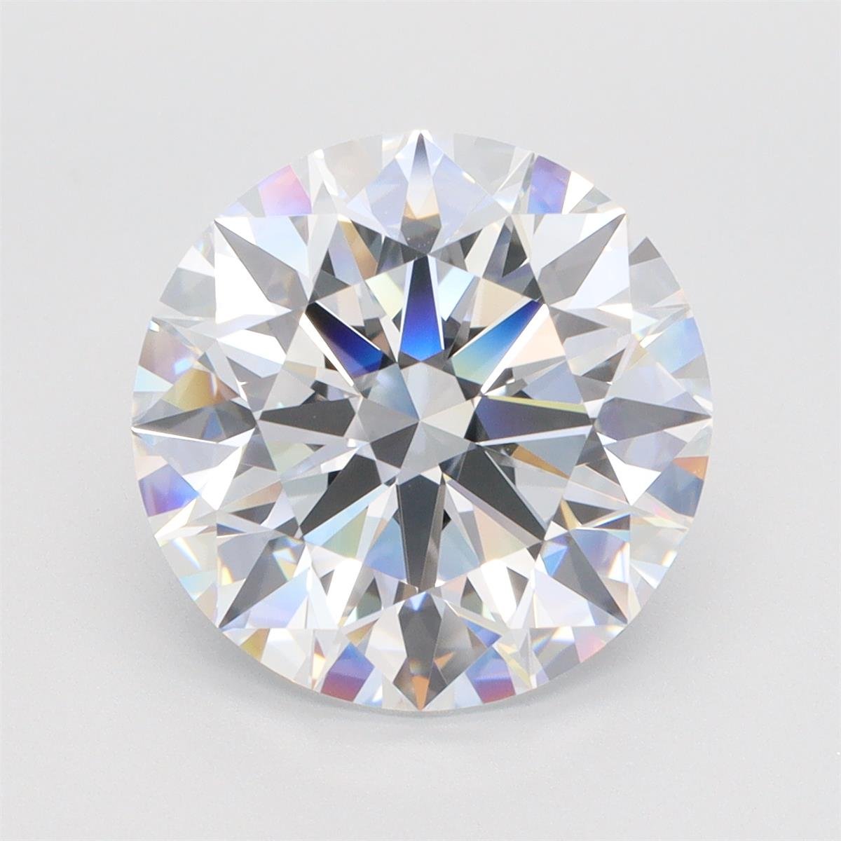 6.08ct E VVS1 Rare Carat Ideal Cut Round Lab Grown Diamond