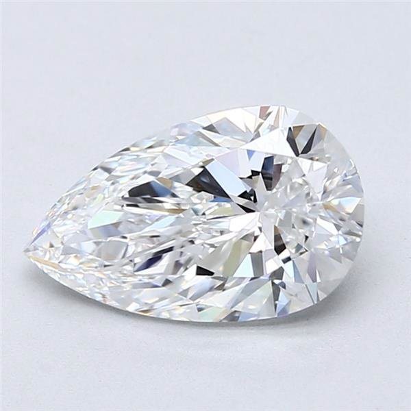 2.01ct D IF Rare Carat Ideal Cut Pear Diamond