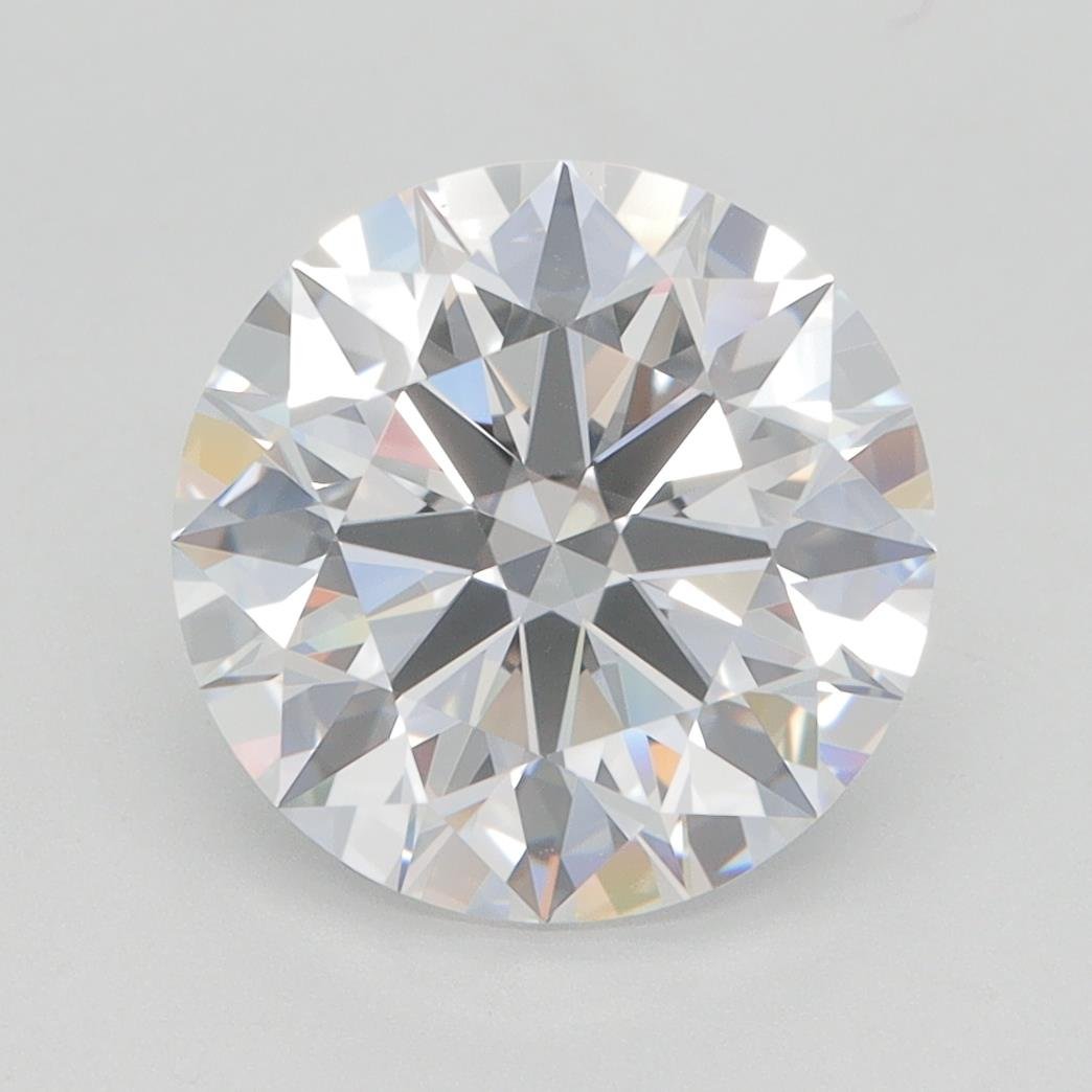 3.36ct E VVS2 Rare Carat Ideal Cut Round Lab Grown Diamond