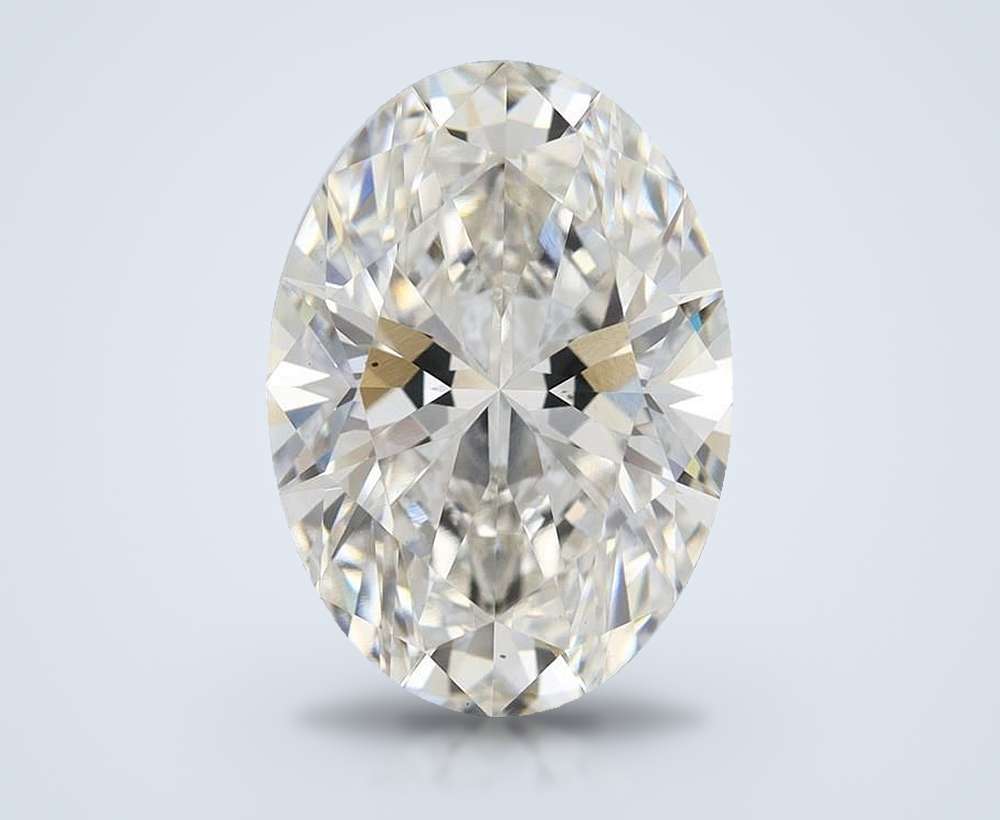 6.12 Carat Oval Lab Diamond