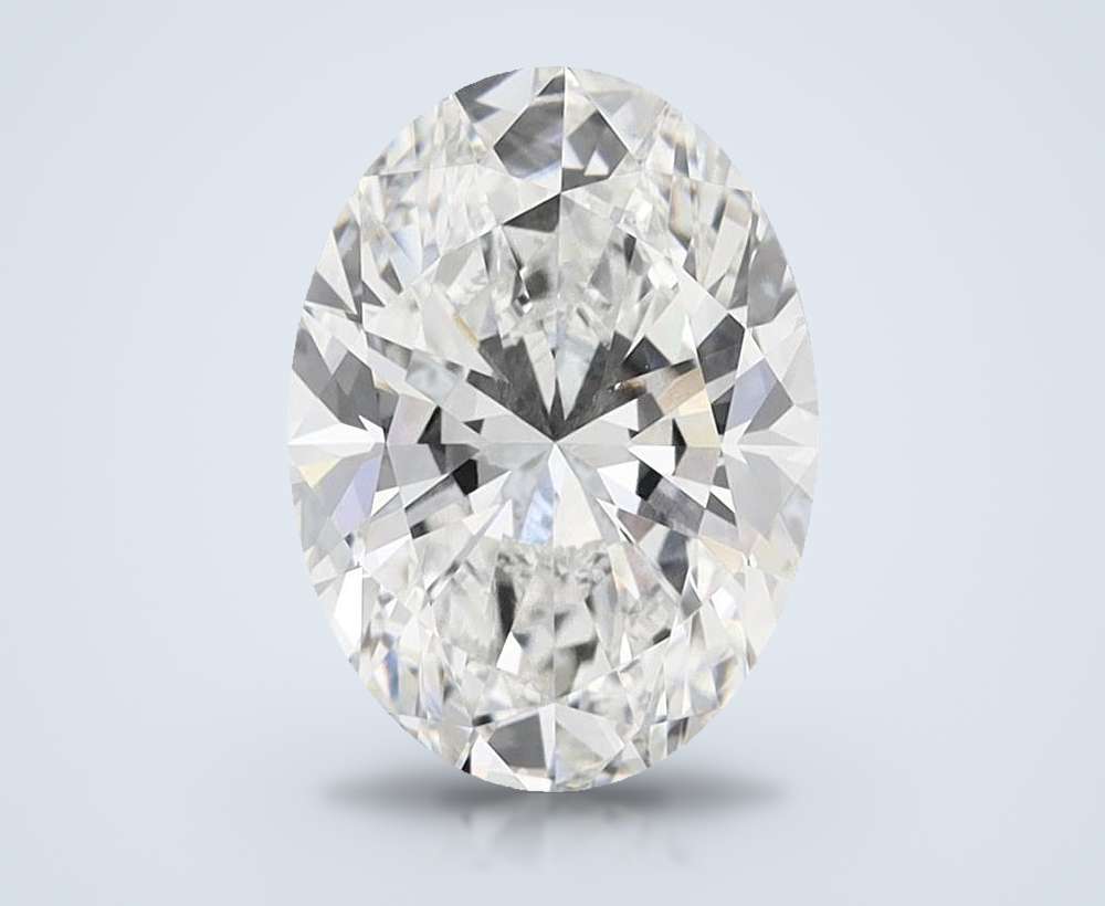 6.10 Carat Oval Lab Diamond