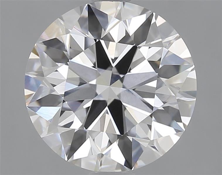 2.18ct F IF Rare Carat Ideal Cut Round Lab Grown Diamond