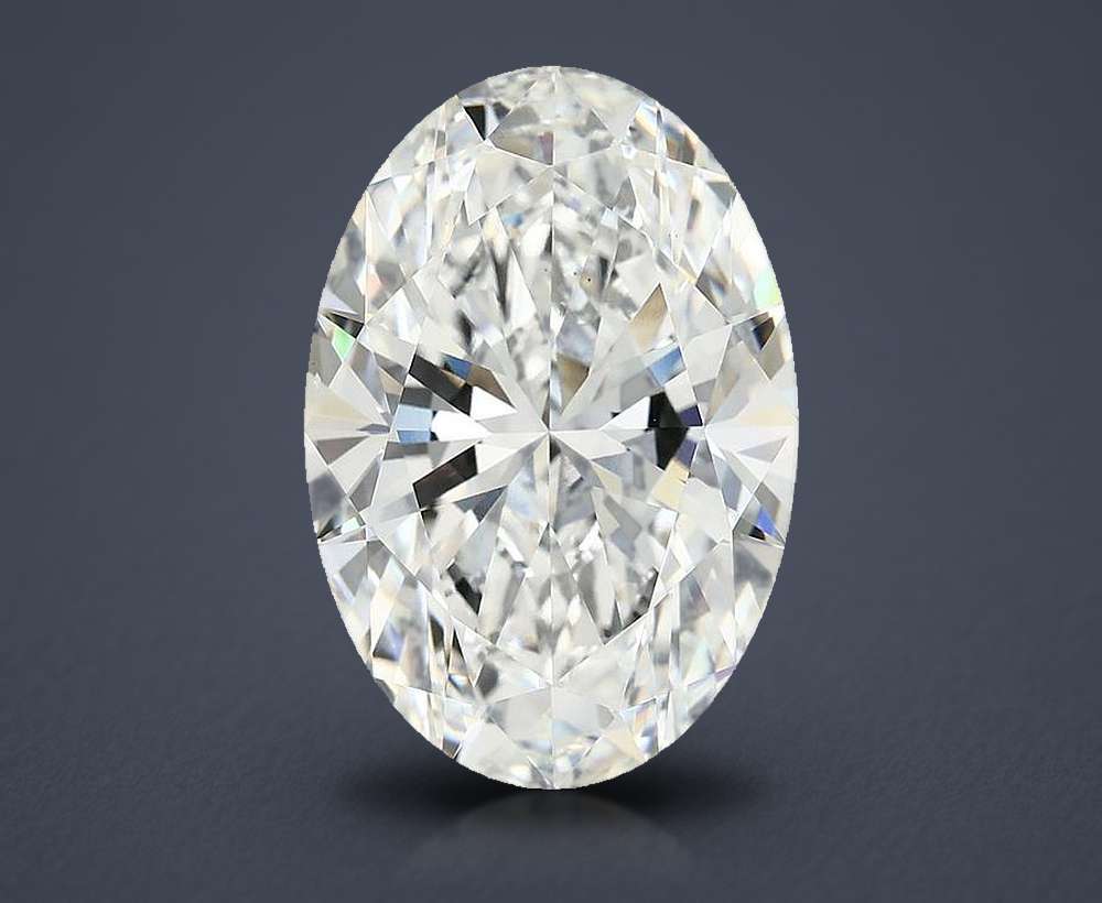 8.04 Carat Oval Lab Diamond