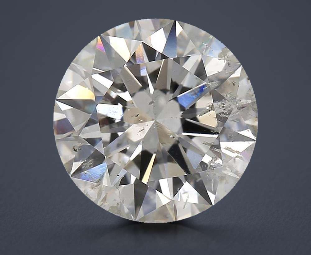 3.02 Carat Round Natural Diamond