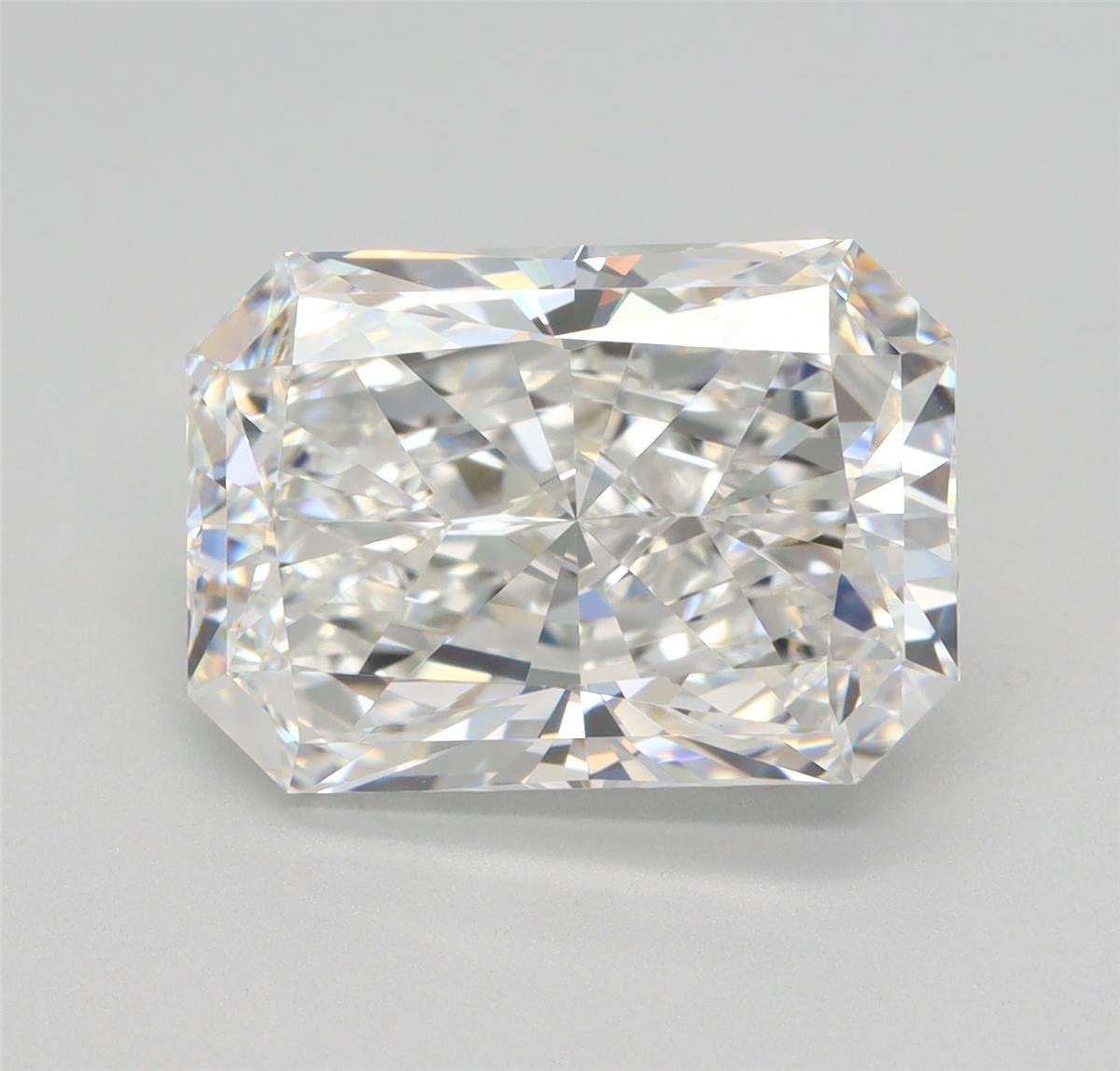 4.08ct F VVS2 Rare Carat Ideal Cut Radiant Lab Grown Diamond