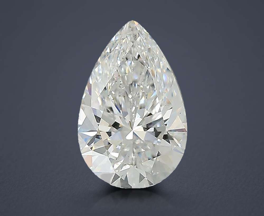 1.34 Carat Pear Lab Diamond