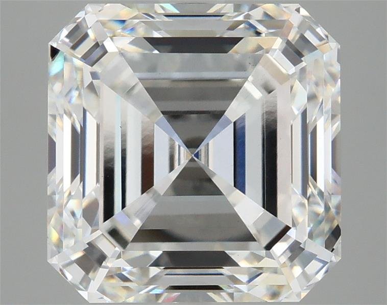 5.10ct F VS1 Rare Carat Ideal Cut Asscher Lab Grown Diamond