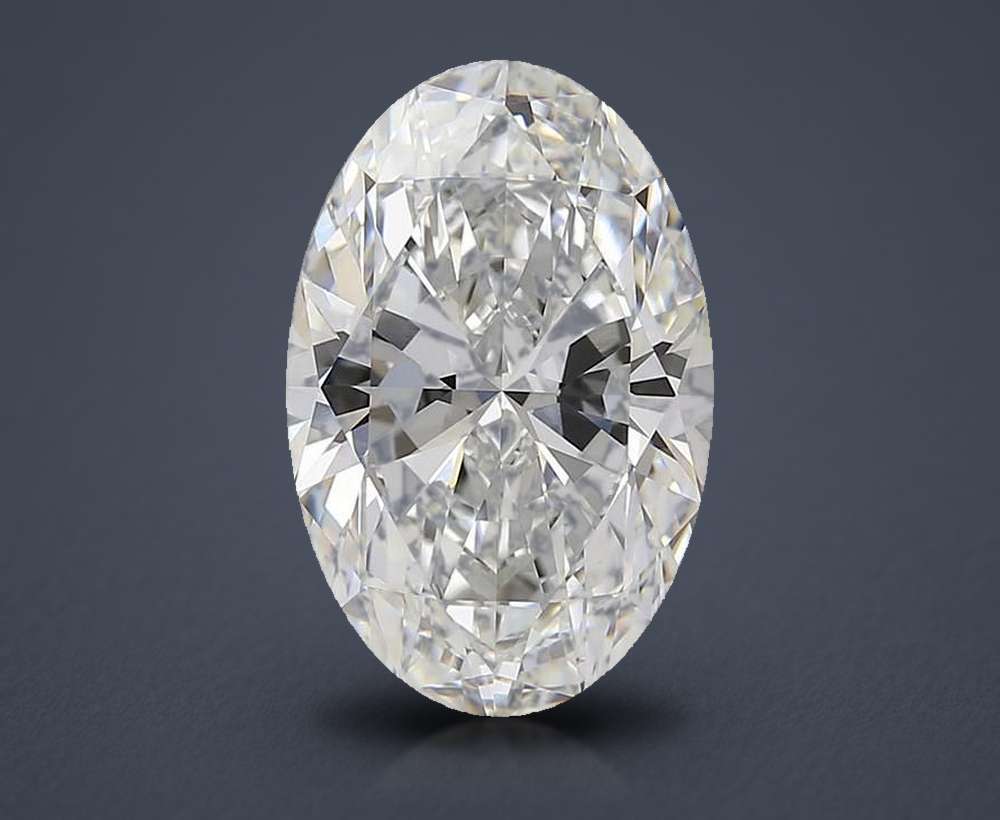 6.55 Carat Oval Lab Diamond