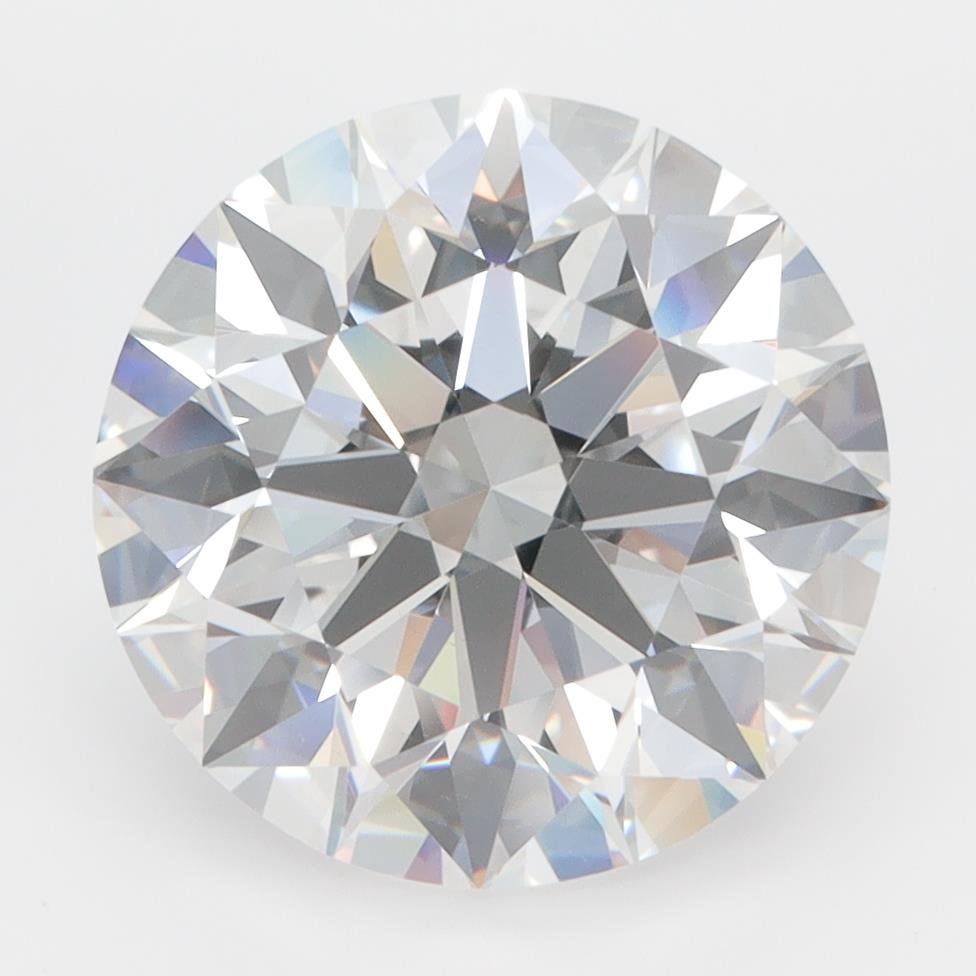 5.01ct D VS1 Rare Carat Ideal Cut Round Lab Grown Diamond