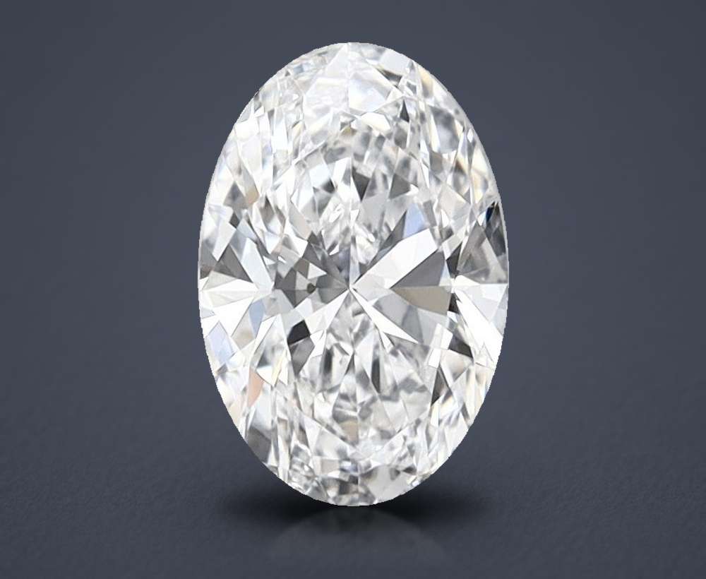 1.00 Carat Oval Lab Diamond