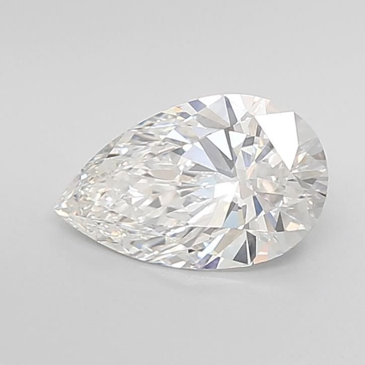 2.55ct F VVS2 Rare Carat Ideal Cut Pear Lab Grown Diamond