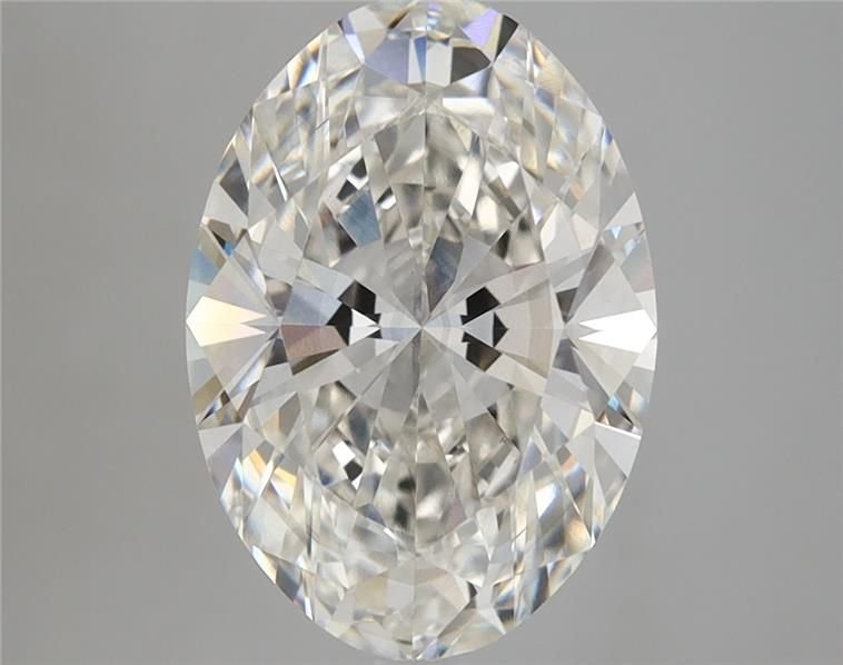 3.72ct H VS2 Rare Carat Ideal Cut Oval Lab Grown Diamond