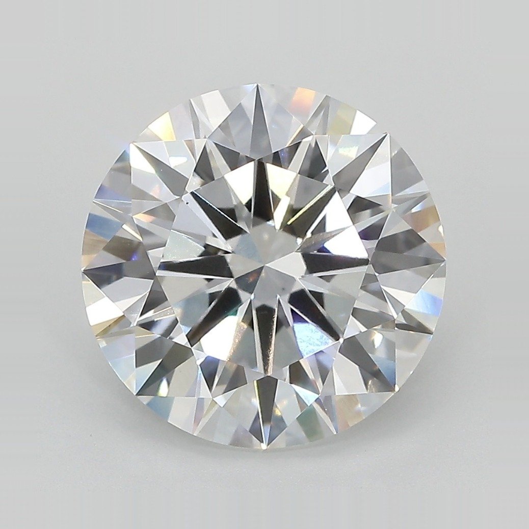 6.01ct E VS1 Rare Carat Ideal Cut Round Lab Grown Diamond