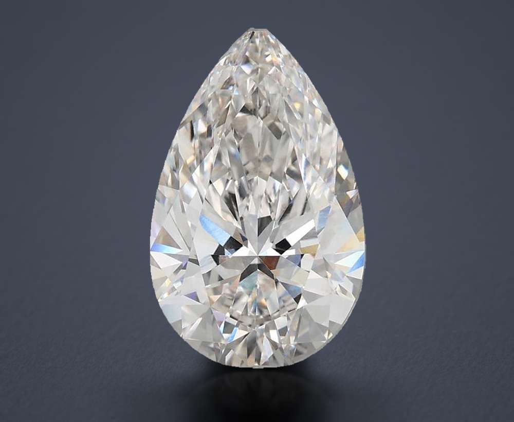 3.81 Carat Pear Lab Diamond