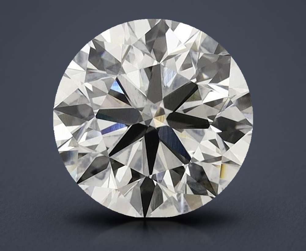 3.33 Carat Round Lab Diamond