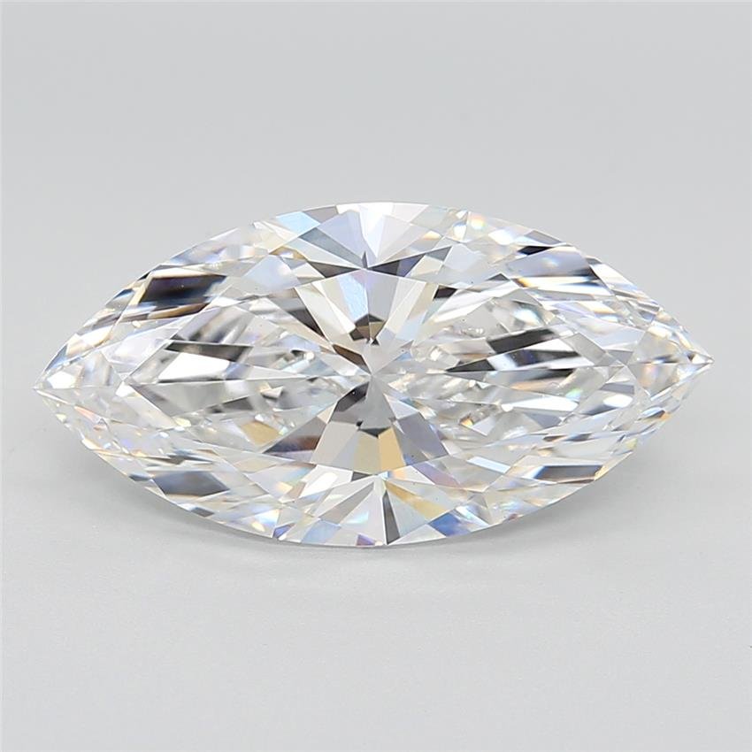 5.26ct E VS1 Rare Carat Ideal Cut Marquise Lab Grown Diamond