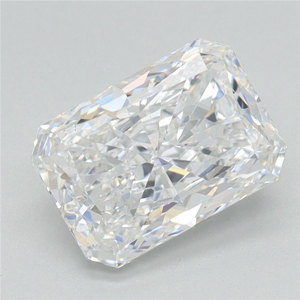 1.52ct D VS2 Rare Carat Ideal Cut Radiant Lab Grown Diamond