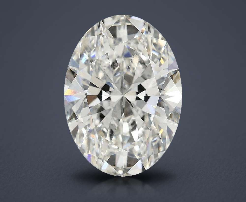 3.85 Carat Oval Lab Diamond