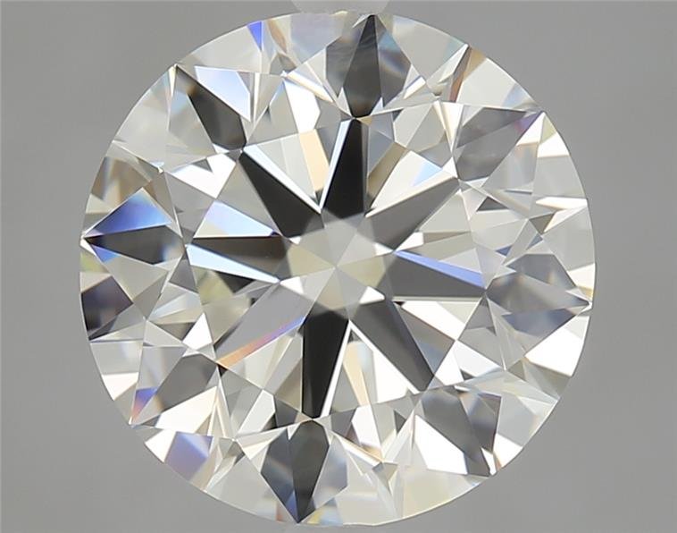 3.74ct K VS2 Rare Carat Ideal Cut Round Diamond