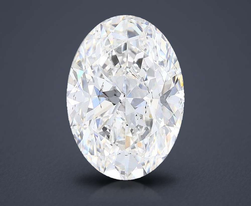 3.08 Carat Oval Lab Diamond