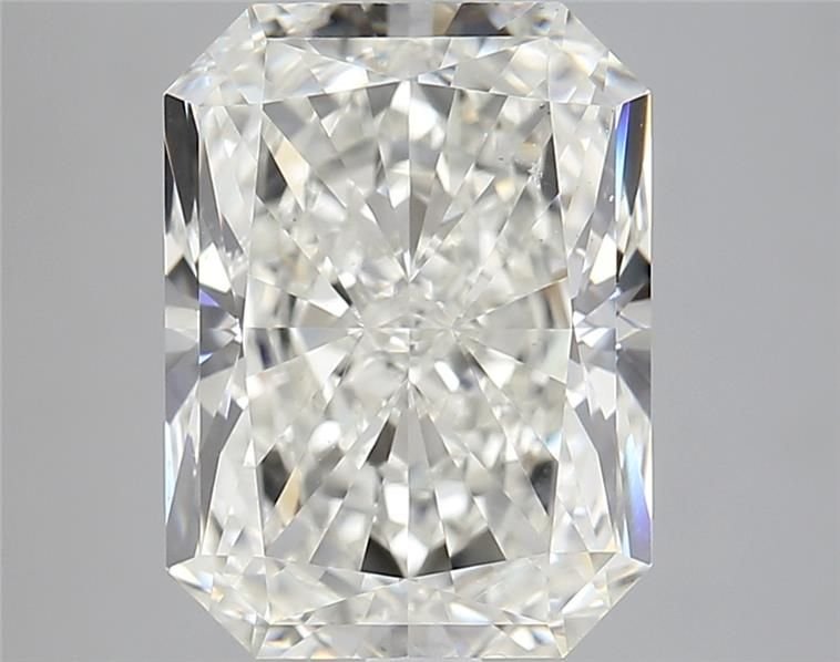 4.02ct J SI1 Rare Carat Ideal Cut Radiant Diamond