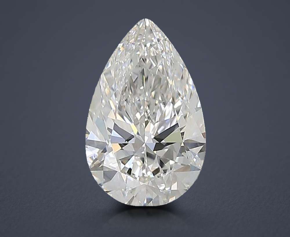 1.59 Carat Pear Lab Diamond