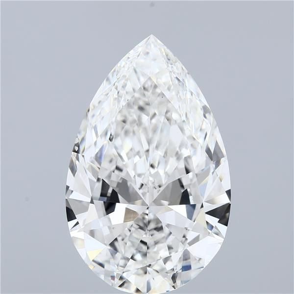 15.03ct F VS2 Very Good Cut Pear Lab Grown Diamond