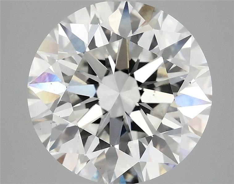 5.10ct F SI1 Excellent Cut Round Lab Grown Diamond