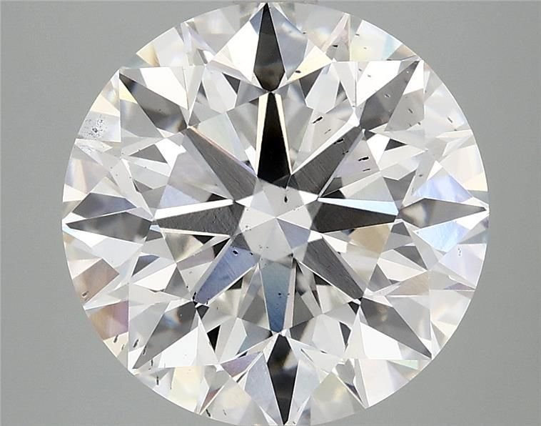 6.12ct F SI1 Excellent Cut Round Lab Grown Diamond