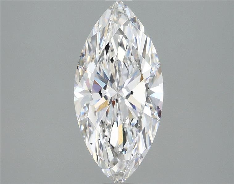 1.85ct F VS2 Rare Carat Ideal Cut Marquise Lab Grown Diamond