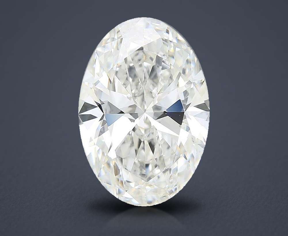 9.76 Carat Oval Lab Diamond