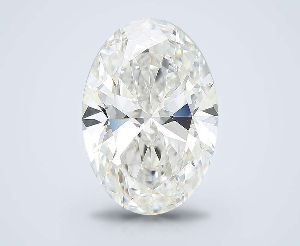 9.76 Carat Oval Lab Diamond