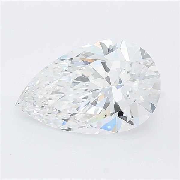 1.59ct D VVS2 Very Good Cut Pear Lab Grown Diamond