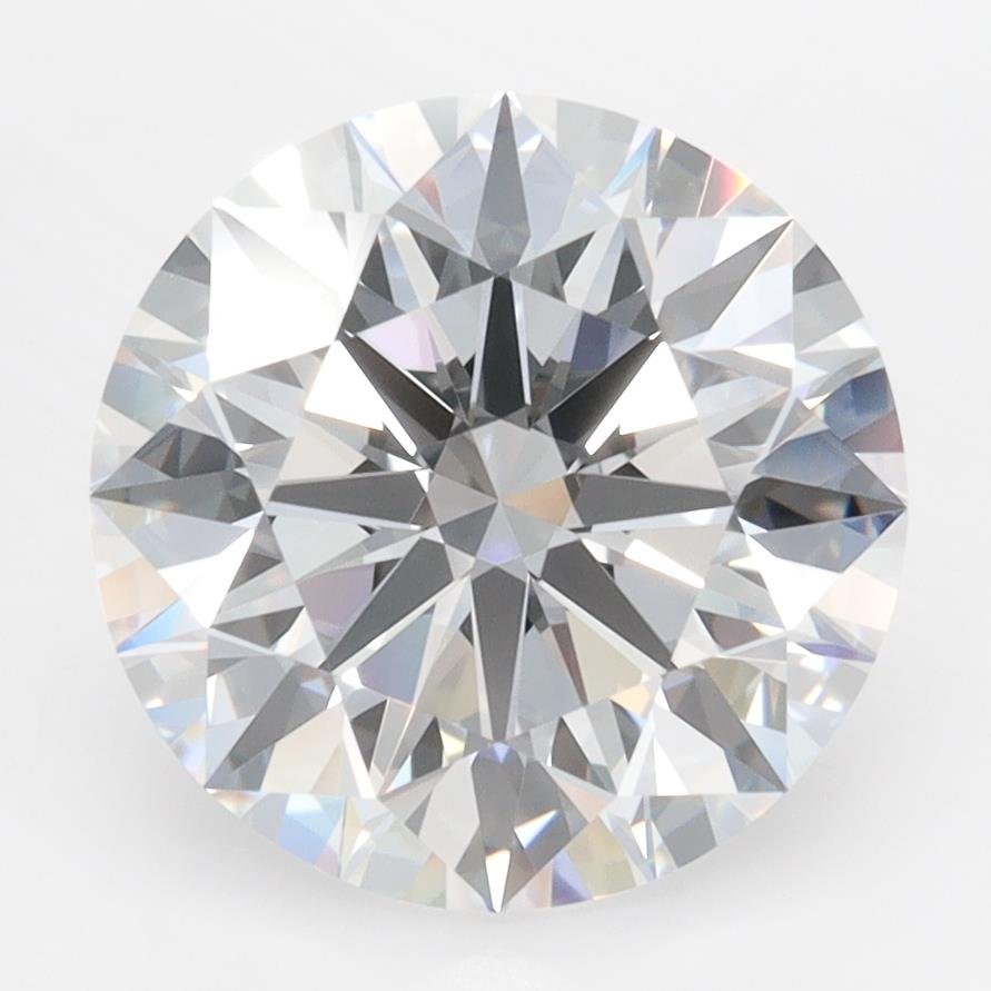 3.99ct D FL Rare Carat Ideal Cut Round Lab Grown Diamond