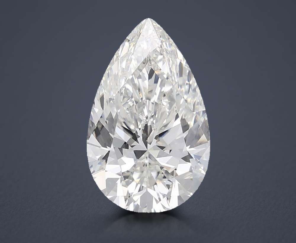 4.37 Carat Pear Lab Diamond
