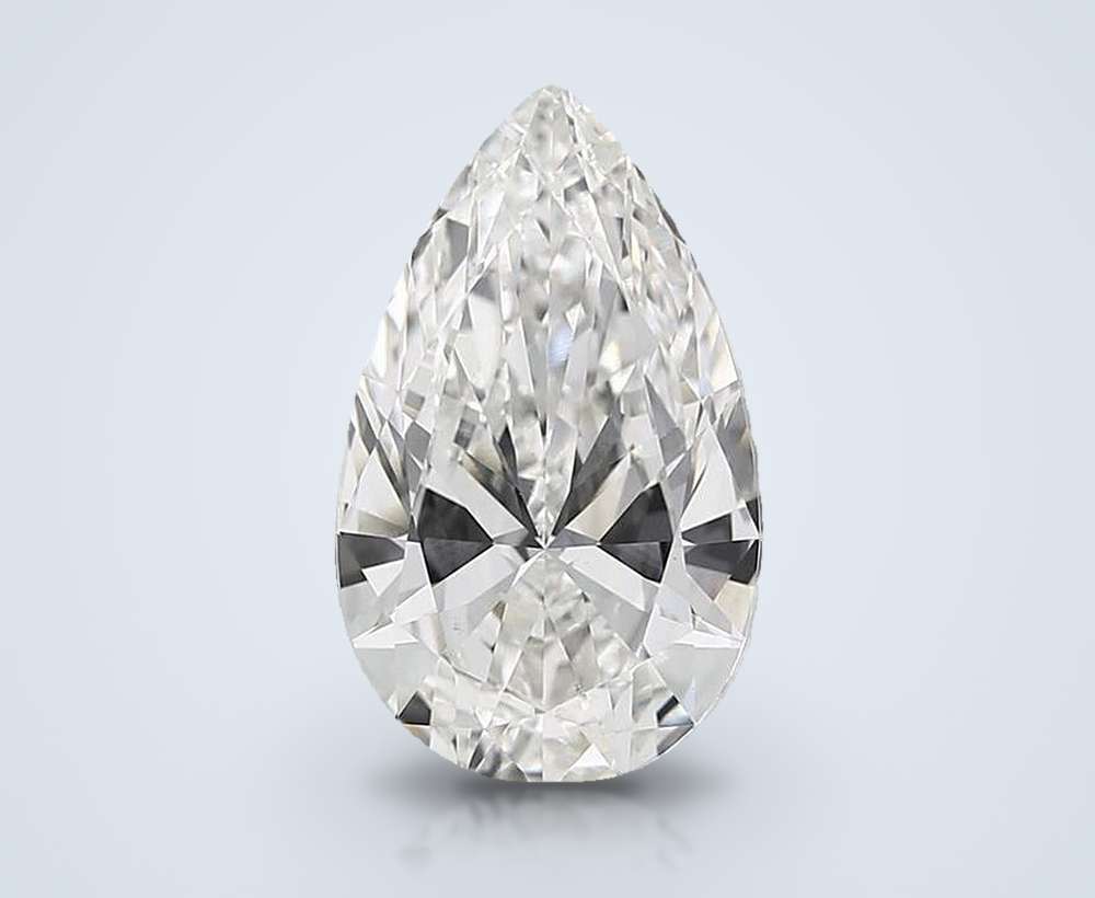 4.51 Carat Pear Lab Diamond