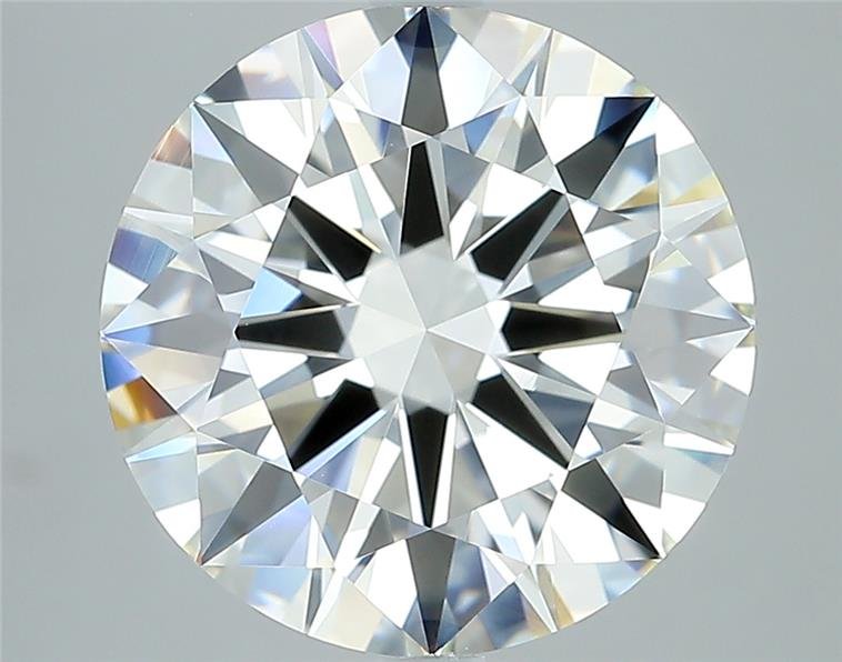 5.10ct J VS1 Rare Carat Ideal Cut Round Diamond