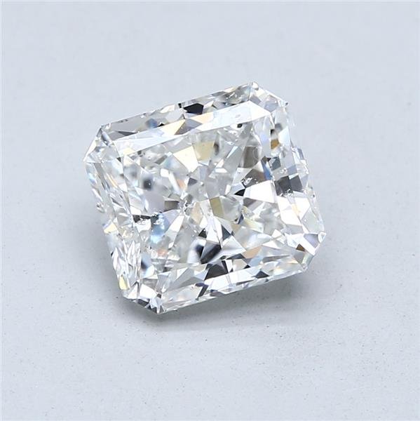 3.14ct E SI2 Very Good Cut Radiant Diamond