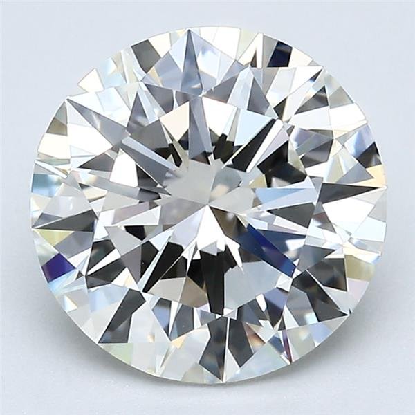 3.03ct H VS1 Excellent Cut Round Diamond