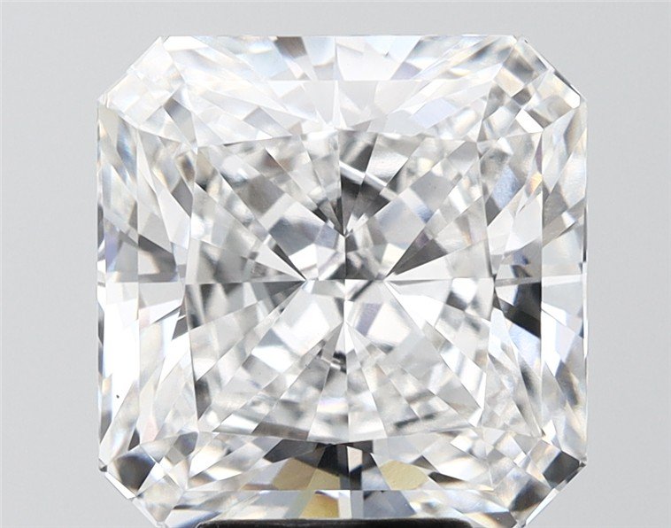 6.12ct D VS1 Rare Carat Ideal Cut Radiant Lab Grown Diamond