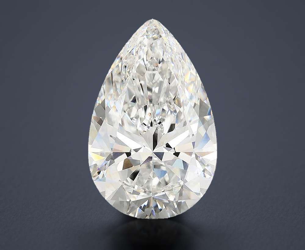7.60 Carat Pear Lab Diamond