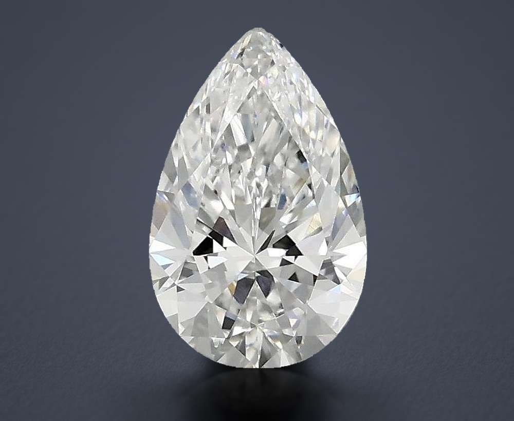 1.00 Carat Pear Lab Diamond