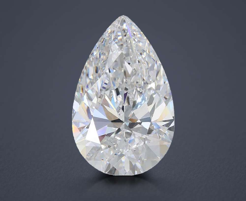3.50 Carat Pear Lab Diamond