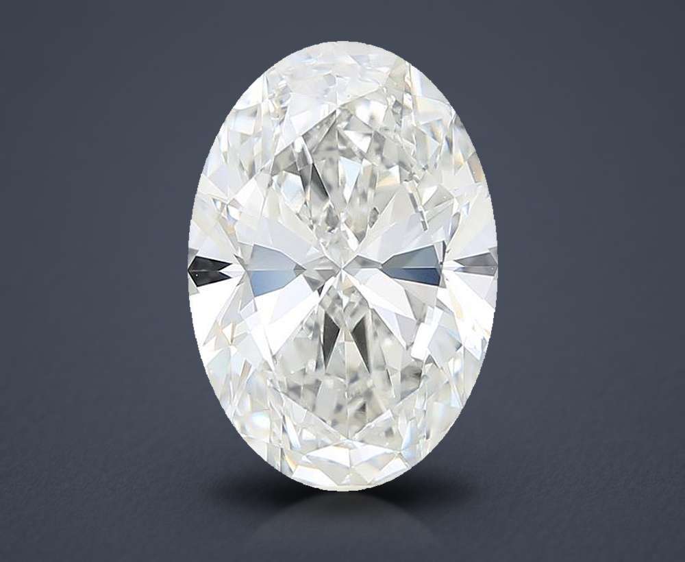 6.61 Carat Oval Lab Diamond