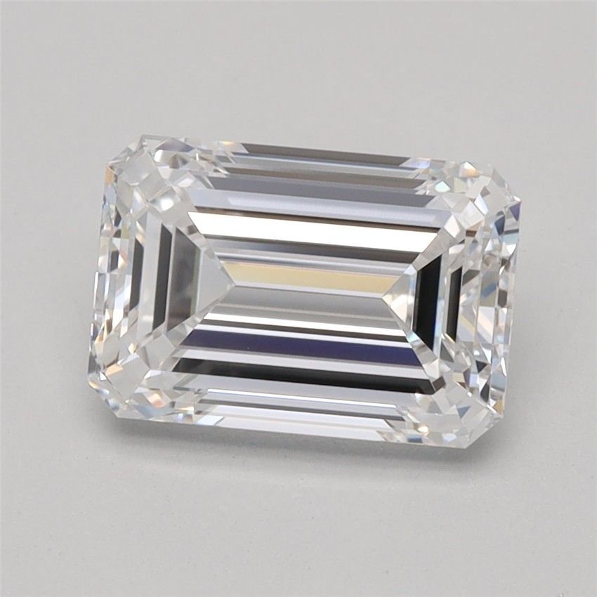 1.36ct D VVS2 Rare Carat Ideal Cut Emerald Lab Grown Diamond