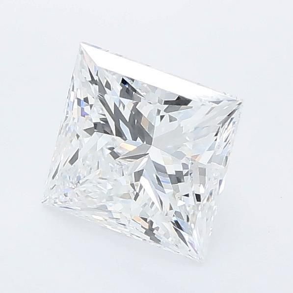 1.08ct D VVS2 Rare Carat Ideal Cut Princess Lab Grown Diamond