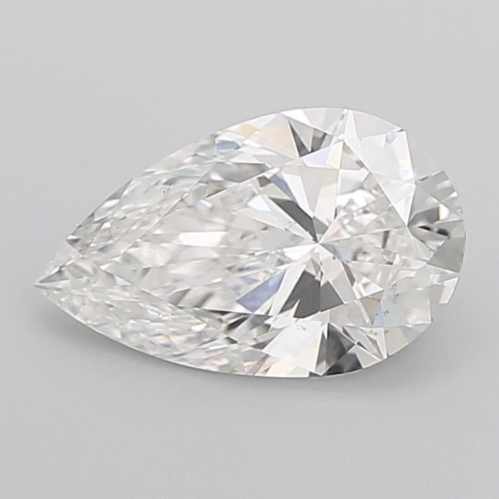 5.02ct F VS2 Rare Carat Ideal Cut Pear Lab Grown Diamond