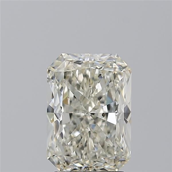 3.01ct K SI2 Rare Carat Ideal Cut Radiant Diamond